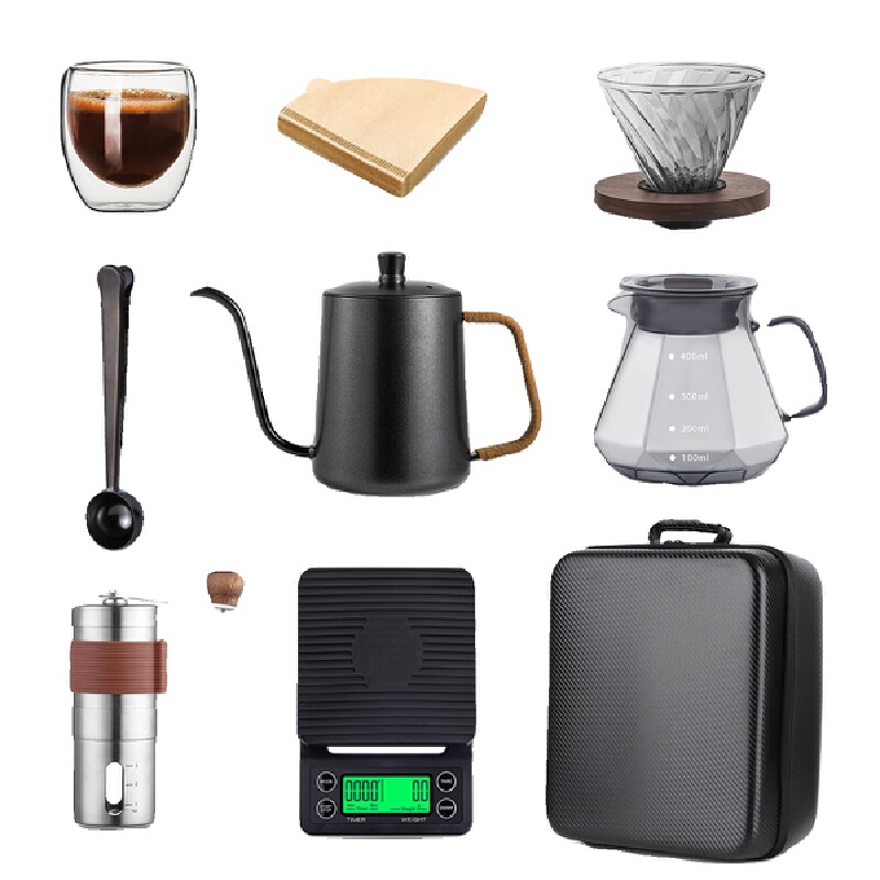 Coffee Equipment Pour Over - Akcesoria do kawy: przenośny zestaw do